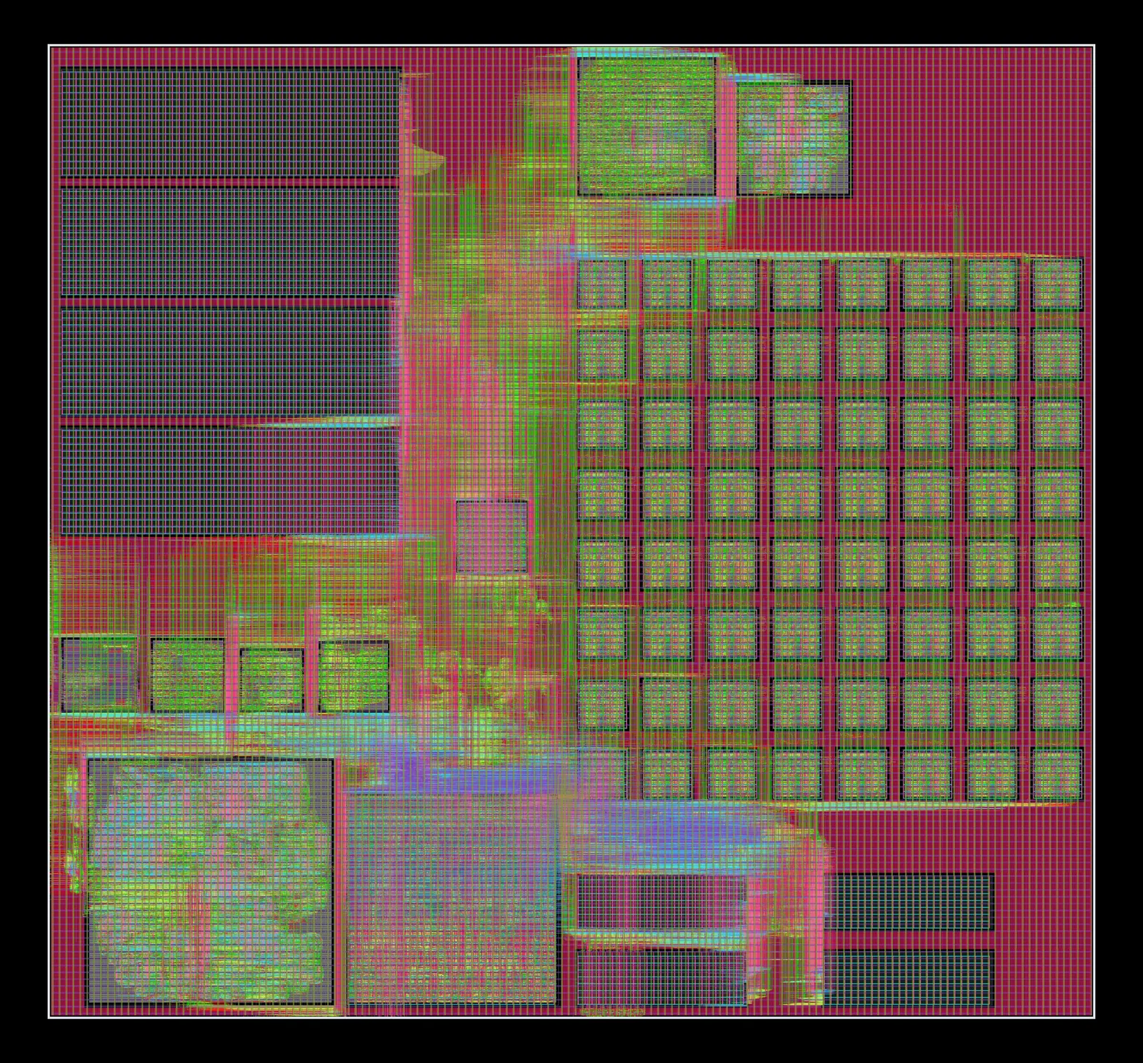 The finished Gemmini reference die